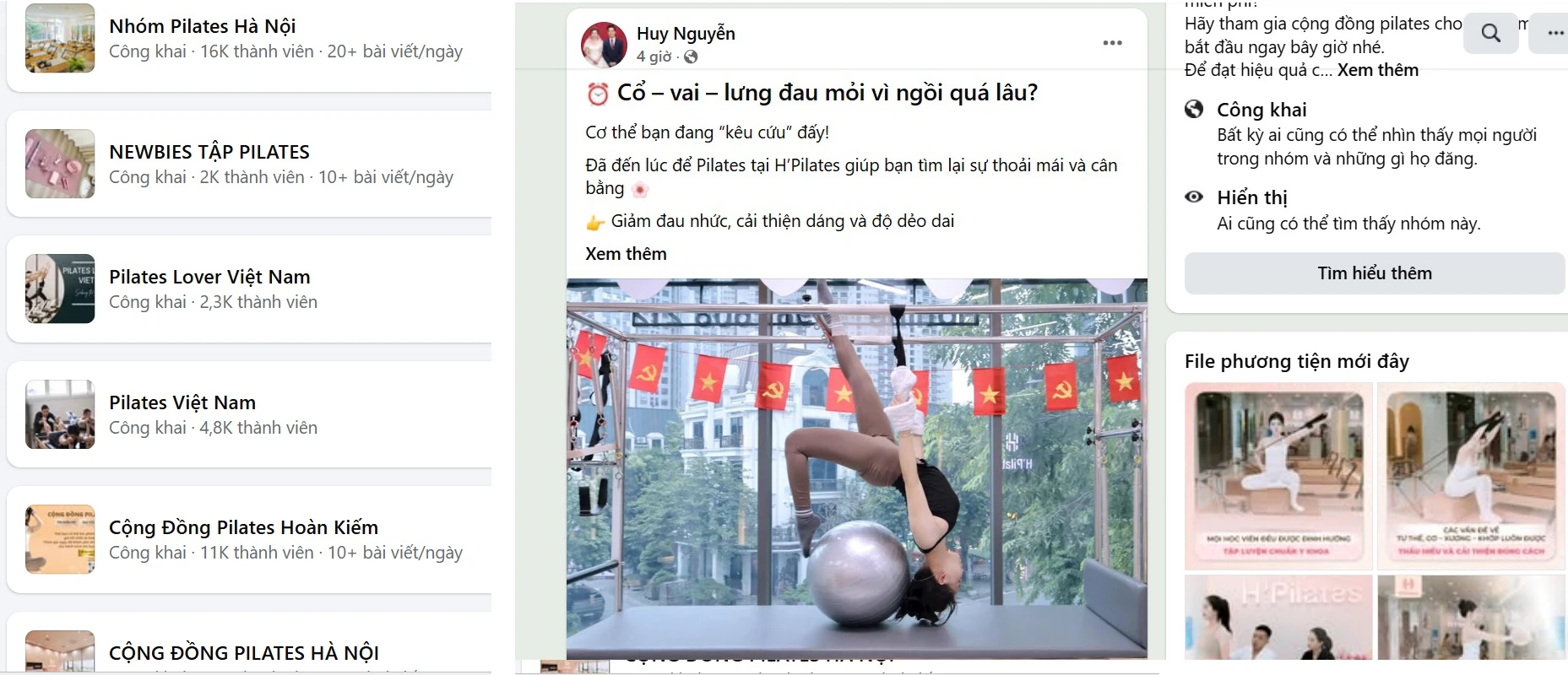 Pilates: Khi tập luyện trở thành niềm vui mỗi ngày