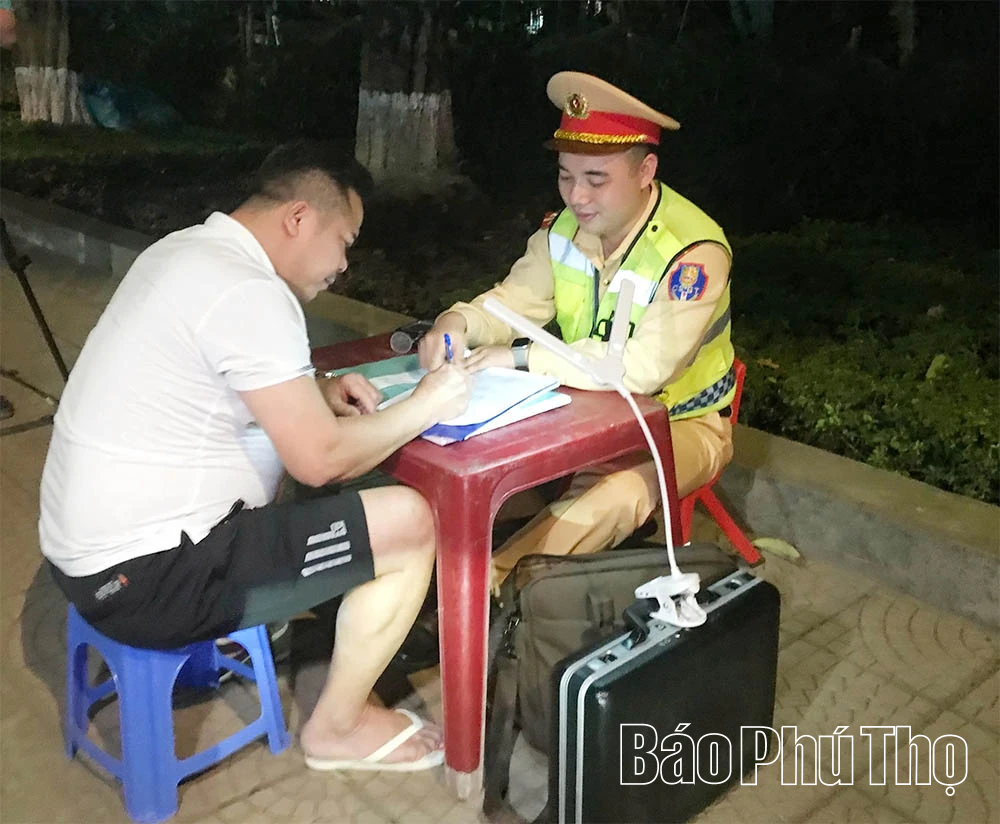 Phát hiện, xử lý 2.873 trường hợp vi phạm nồng độ cồn khi tham gia giao thông