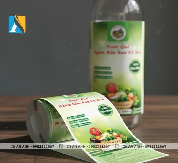 Tạo dấu ấn thương hiệu với dịch vụ in tem nhãn sản phẩm của In An Anh