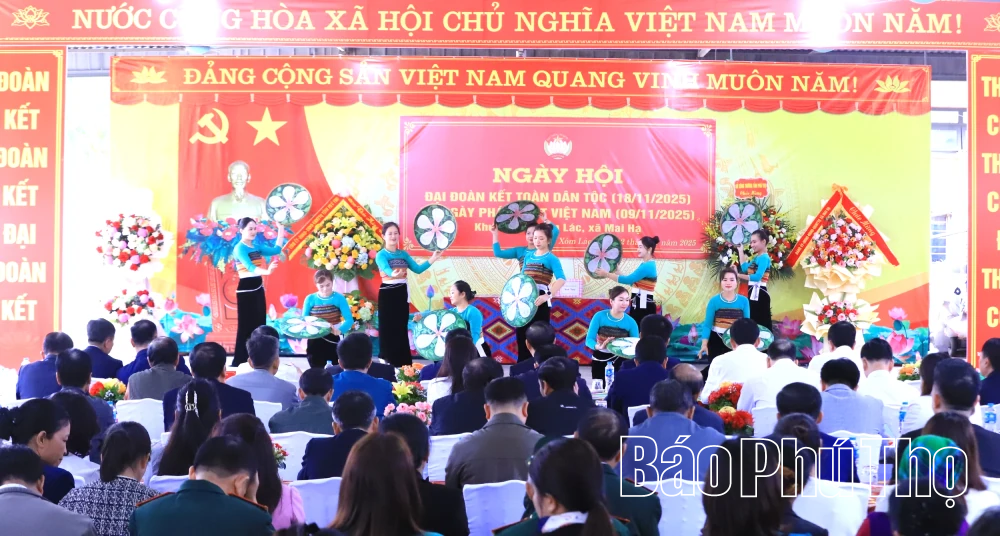 Ngày hội đại đoàn kết toàn dân tộc xóm Lác, xã Mai Hạ