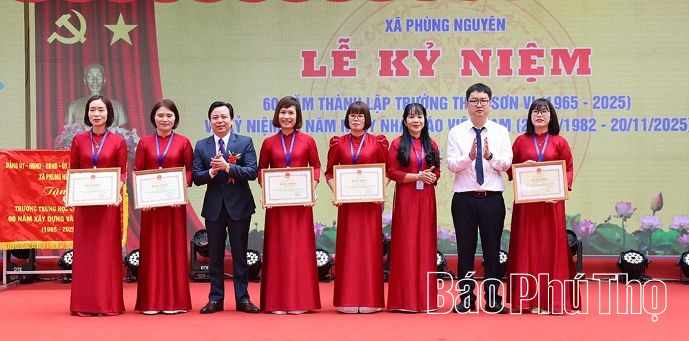 Trường THCS Sơn Vi: Kỷ niệm 60 năm ngày thành lập