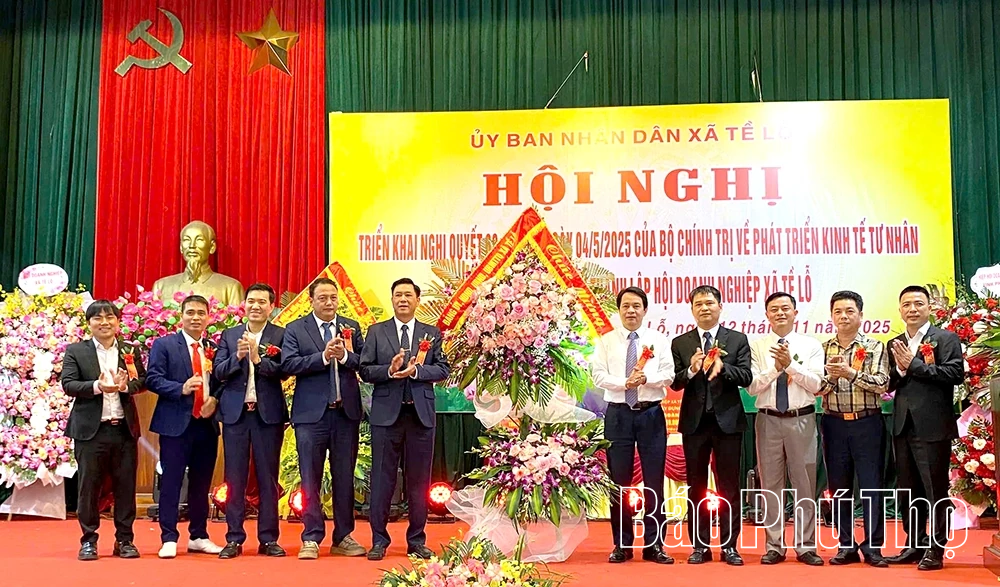 Triển khai Nghị quyết 68-NQ/TW và ra mắt Hội Doanh nghiệp xã Tề Lỗ