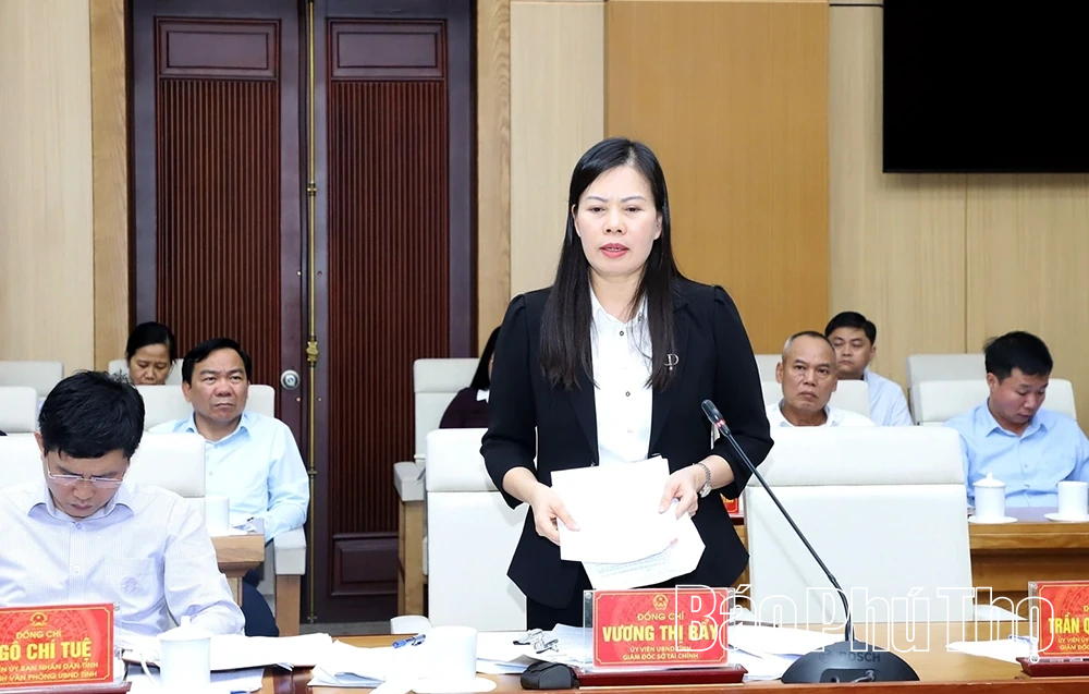 UBND tỉnh họp chuyên đề lĩnh vực tài chính - ngân sách