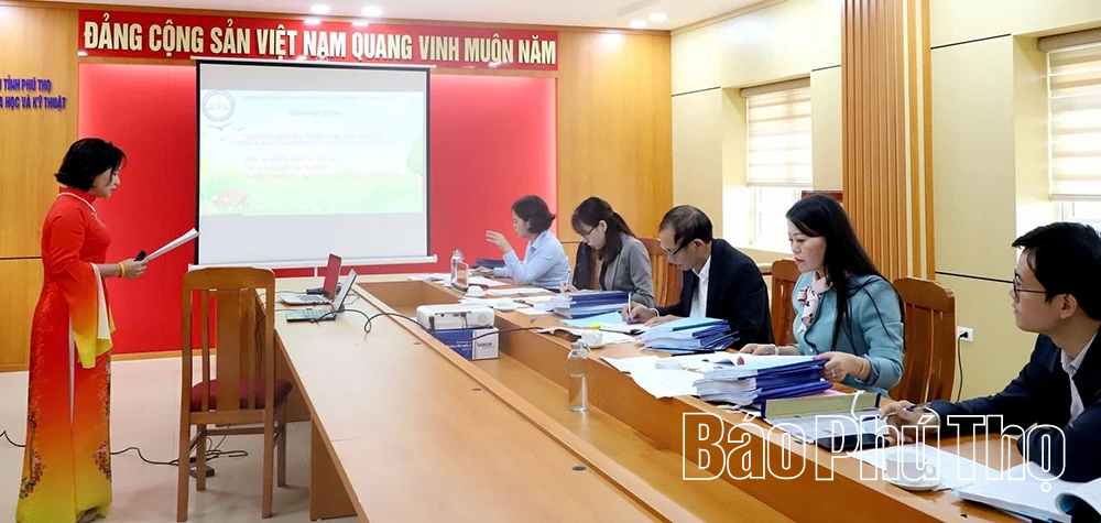 Chấm chung khảo đánh giá, xét giải Hội thi sáng tạo kỹ thuật tỉnh Phú Thọ năm 2025