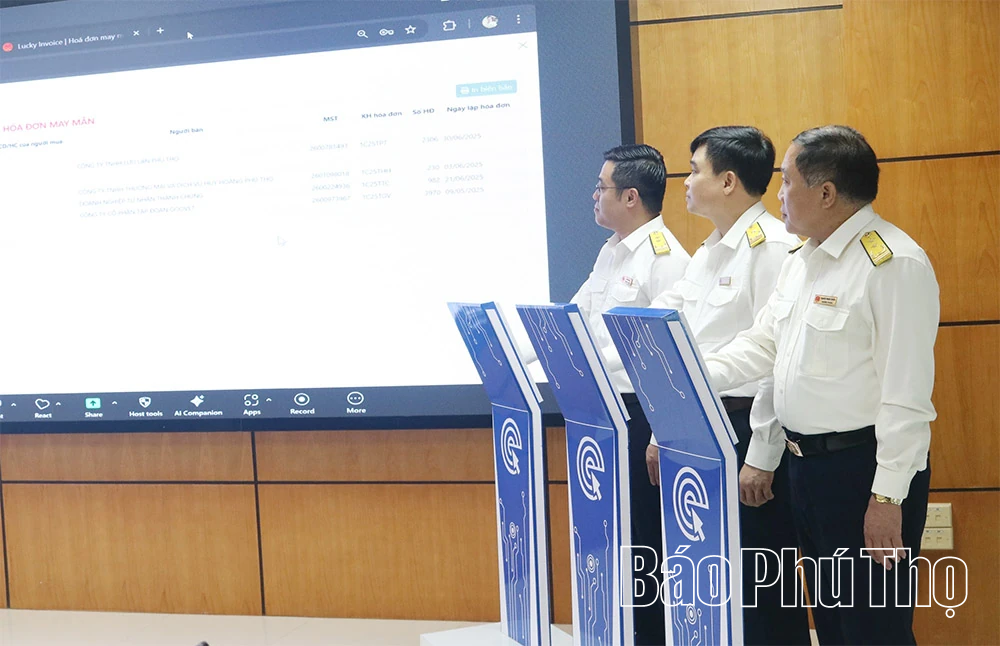 96 cá nhân, hộ kinh doanh trúng thưởng Hóa đơn may mắn quý I, II/2025
