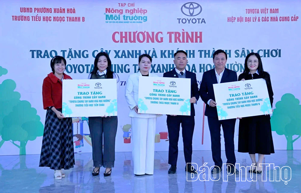 Phát động Chương trình “Toyota chung tay xanh hóa học đường” năm 2025