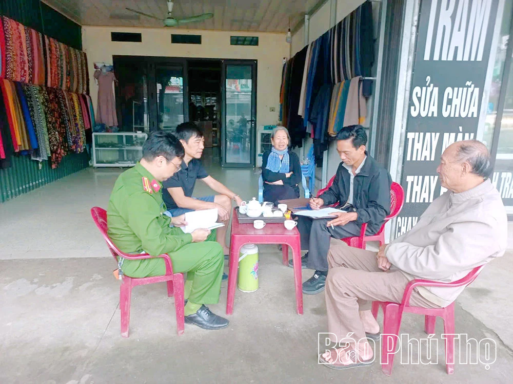 Công an xã An Nghĩa bám địa bàn, giữ vững an ninh trật tự