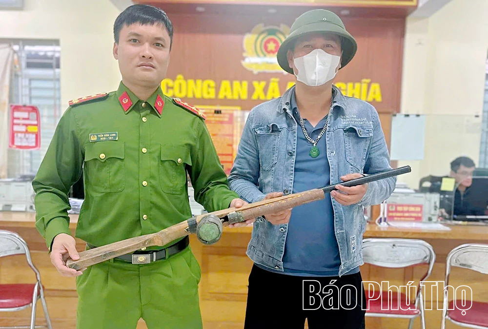 Công an xã An Nghĩa bám địa bàn, giữ vững an ninh trật tự