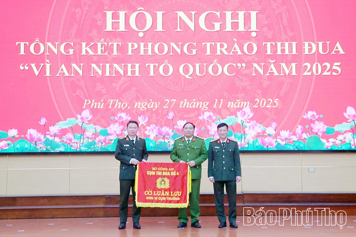 Cụm thi đua số 4, Bộ Công an tổng kết phong trào thi đua “Vì an ninh Tổ quốc” năm 2025