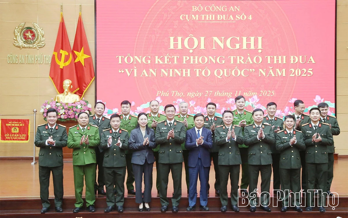 Cụm thi đua số 4, Bộ Công an tổng kết phong trào thi đua “Vì an ninh Tổ quốc” năm 2025