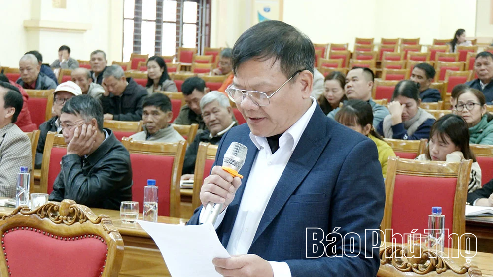 Tổ đại biểu HĐND tỉnh tiếp xúc cử tri trước Kỳ họp thứ Hai, HĐND tỉnh khóa XIX