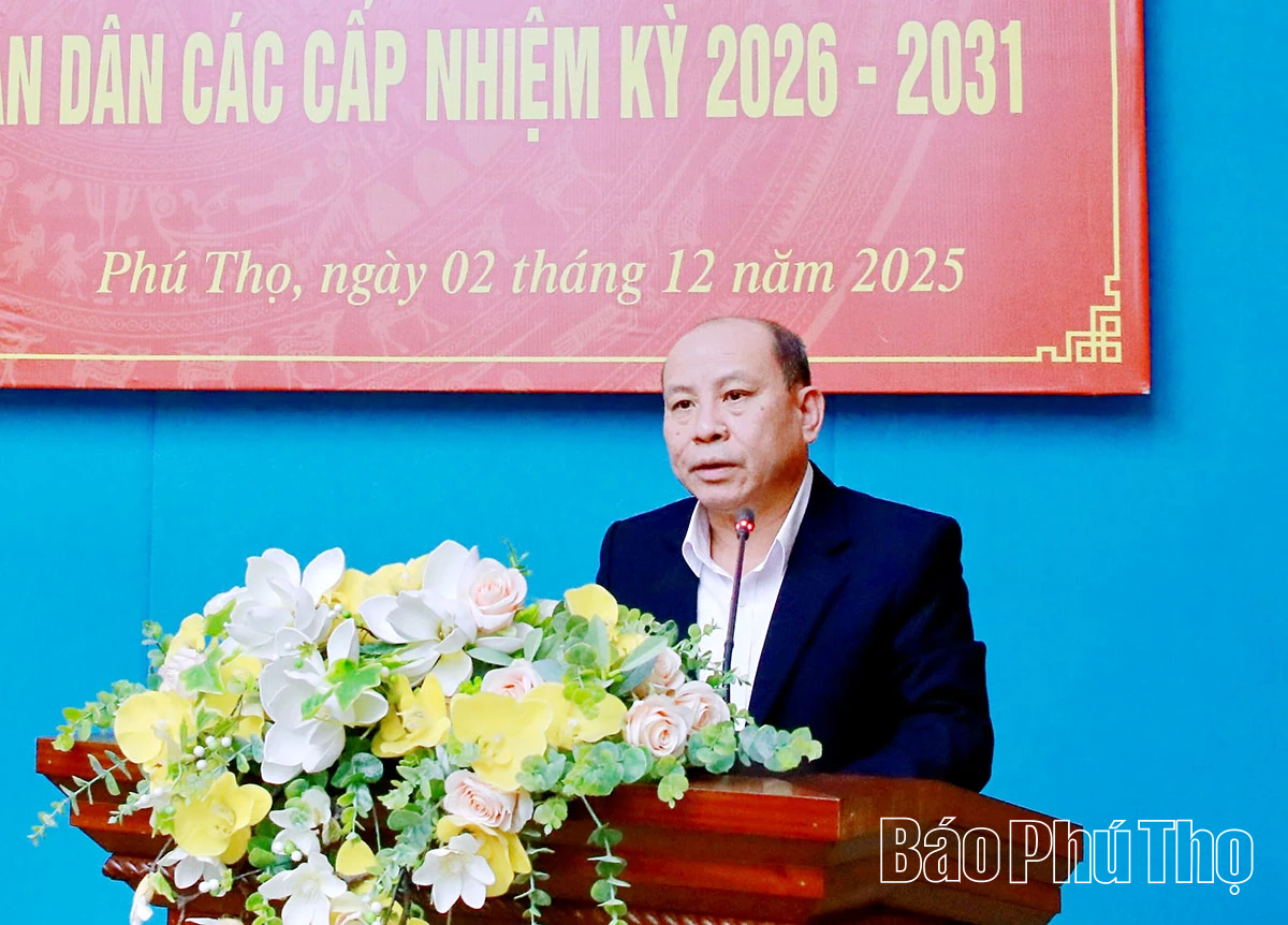 Hội nghị triển khai công tác bầu cử đại biểu Quốc hội khóa XVI và đại biểu HĐND các cấp nhiệm kỳ 2026-2031