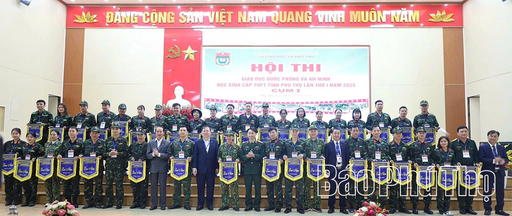 Khai mạc hội thi Giáo dục quốc phòng và An ninh học sinh THPT lần thứ nhất, năm 2025 cụm I