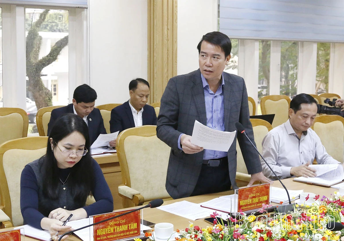 Thường trực HĐND thống nhất nội dung Kỳ họp thứ Hai, HĐND tỉnh khoá XIX