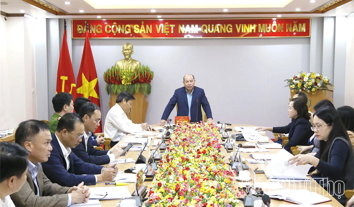 Thường trực HĐND thống nhất nội dung Kỳ họp thứ Hai, HĐND tỉnh khoá XIX