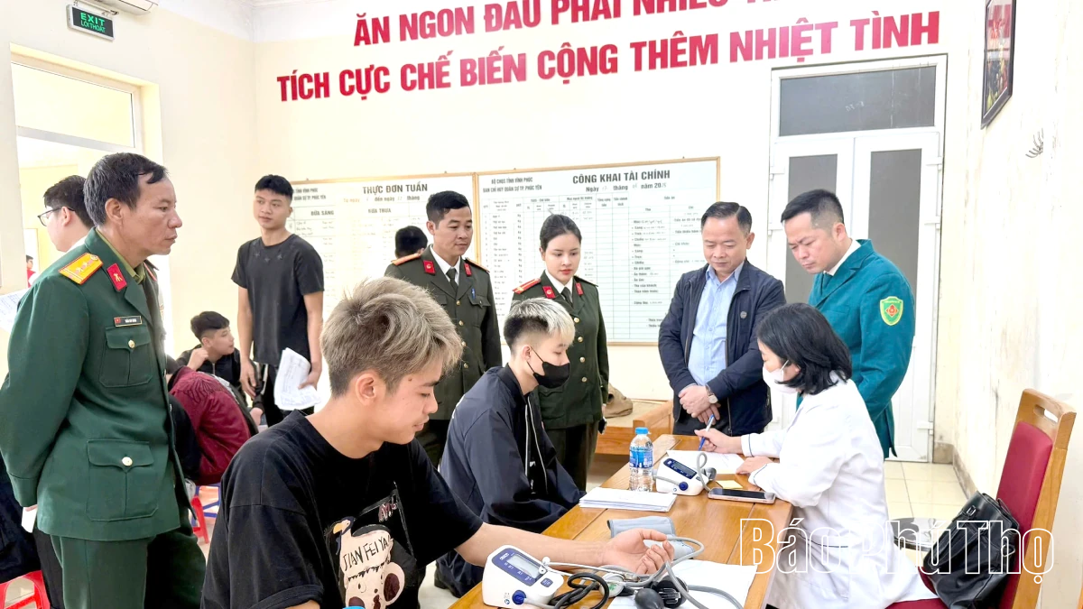 Đảm bảo chặt chẽ công tác khám tuyển nghĩa vụ quân sự