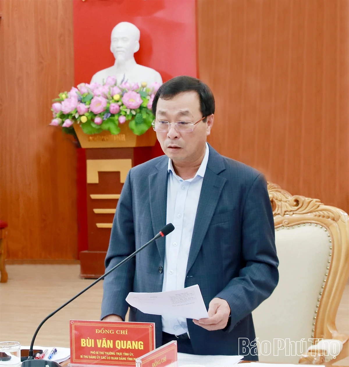 Hội nghị kiểm điểm tập thể, cá nhân Ban Thường vụ Đảng ủy các cơ quan Đảng tỉnh