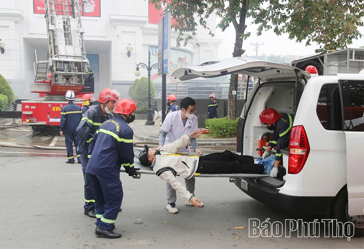 Thực tập phương án chữa cháy và cứu nạn, cứu hộ cấp tỉnh