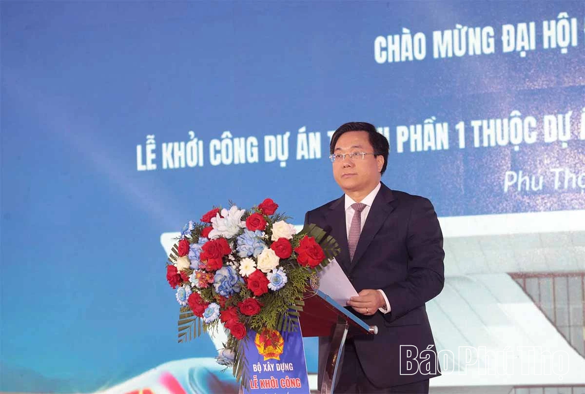 Khởi công Ga Phú Thọ thuộc dự án Đầu tư xây dựng tuyến đường sắt Lào Cai – Hà Nội – Hải Phòng