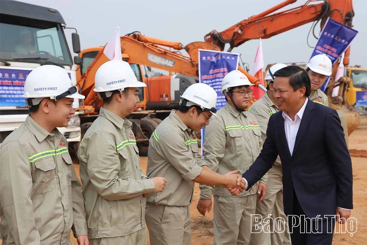 Khởi công Ga Phú Thọ thuộc dự án Đầu tư xây dựng tuyến đường sắt Lào Cai – Hà Nội – Hải Phòng