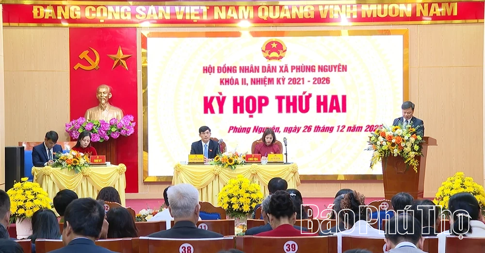 Kỳ họp thứ Hai, HĐND xã Phùng Nguyên khóa II, nhiệm kỳ 2021-2026