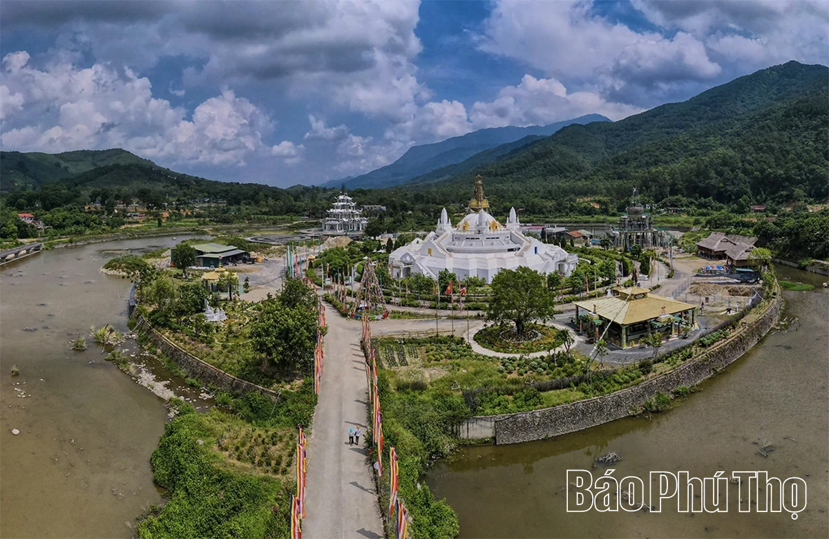Đại Bảo tháp Mandala Tây Thiên: Điểm nhấn kiến trúc tâm linh của Phú Thọ