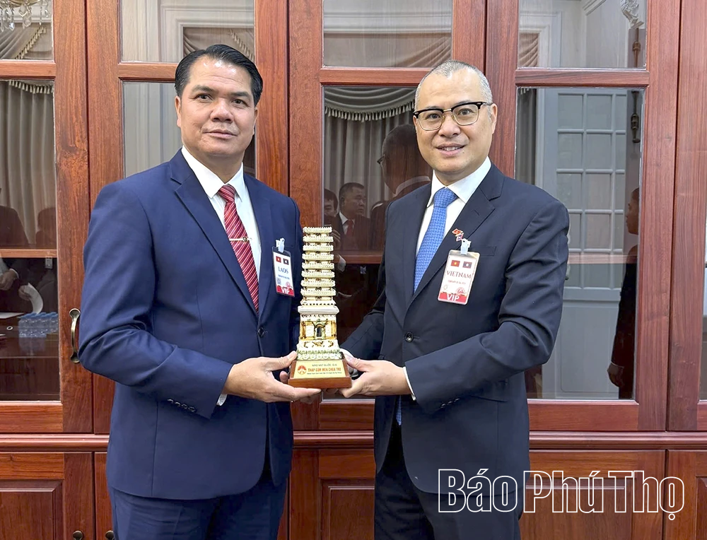 Phú Thọ tăng cường hợp tác địa phương, góp phần củng cố quan hệ hữu nghị vĩ đại, đoàn kết đặc biệt Việt Nam - Lào