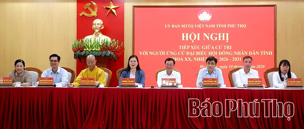 Ứng cử viên đại biểu HĐND tỉnh tiếp xúc cử tri tại xã Hy Cương