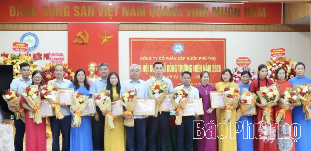 Công ty Cổ phần Cấp nước Phú Thọ tổ chức Đại hội đồng cổ đông thường niên năm 2026
