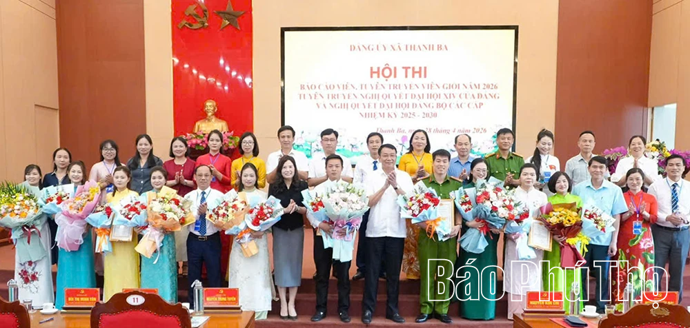 Thanh Ba tổ chức thành công Hội thi Báo cáo viên, tuyên truyền viên giỏi năm 2026