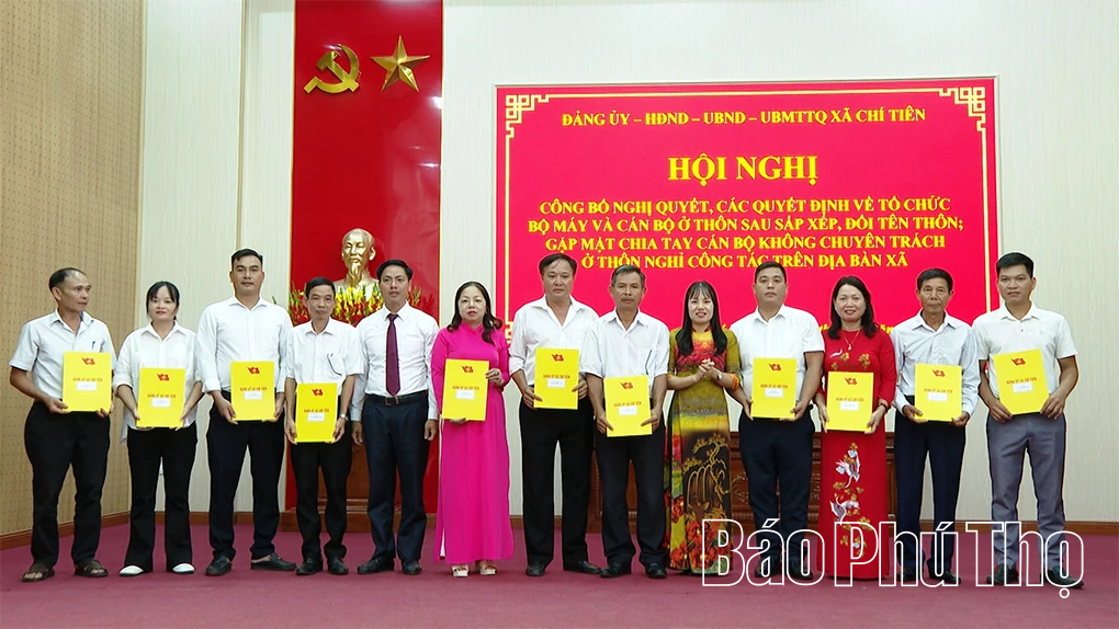 Xã Chí Tiên sơ kết 1 năm thực hiện mô hình chính quyền địa phương hai cấp